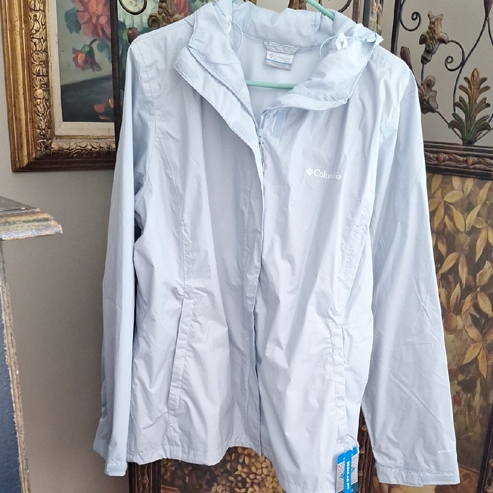 Columbia Women's Light Gray/Blue Arcadia II Jacket